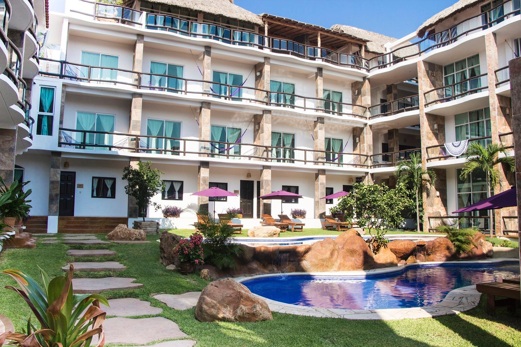 Hotel Rockaway Пуэрто-Эскондидо Экстерьер фото